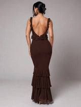 Avery Maxi Dress - Fit Type: Slim Fit - Style: Refined Style - Fabric Elasticity: High Stretch - Occasion: Wedding, Formal & Evening