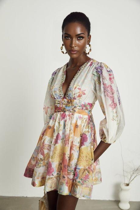 Axelle floralprint mini dress