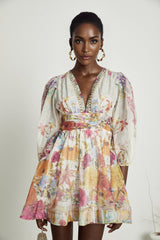 Axelle floralprint mini dress