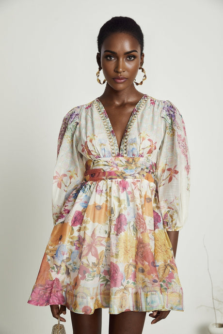 Axelle floralprint mini dress