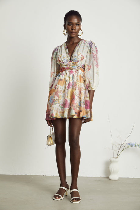 Axelle floralprint mini dress