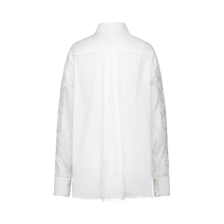Axelle laceembroidered cutout shirt