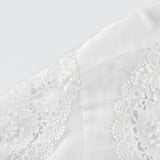 Axelle laceembroidered cutout shirt