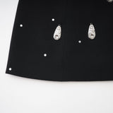Azzurra Dress - Embellished - Front Bowknot - Zip Fastening
