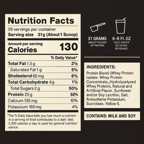 Balaban Nutrition 100% Whey Protein Standard Vanilla Ice Cream 5lb
