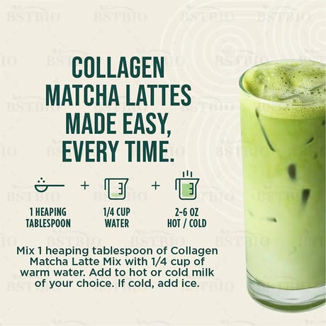 BALABAN Nutrition – Collagen Matcha Latte Powder | Ceremonial Grade | 150g / 5.3oz