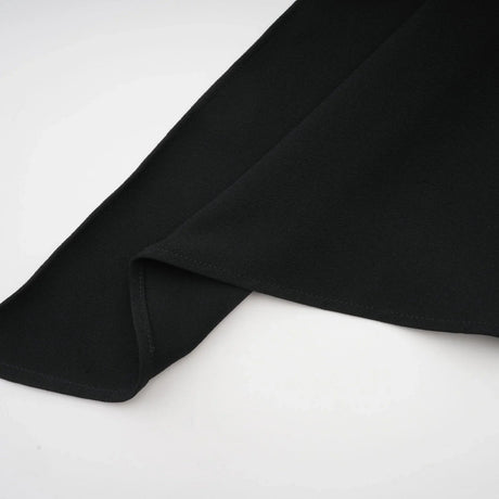 Barbara Jacket & Trousers - V Neck Pleated Ribbon Design Wide Legs Zip Front