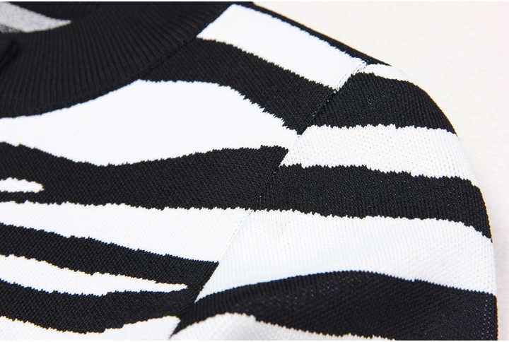 Bella Cardigan - Cropped Silhouette - Zebra Print - Accents - Tailored Fit - Trendy Layering Option