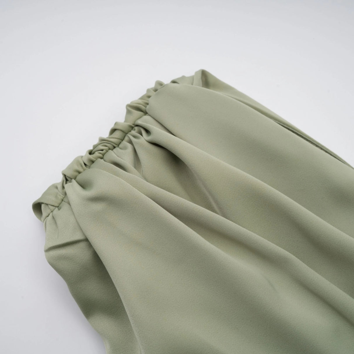 Benedetta Green One Shoulder Satin Maxi Dress
