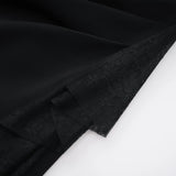 Bernadette Black LacePanel Asymmetrical Midi Dress