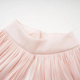 Bernice Pink Glossy Cape  Dress Set
