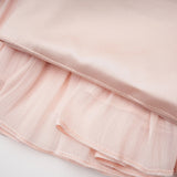 Bernice Pink Glossy Cape  Dress Set