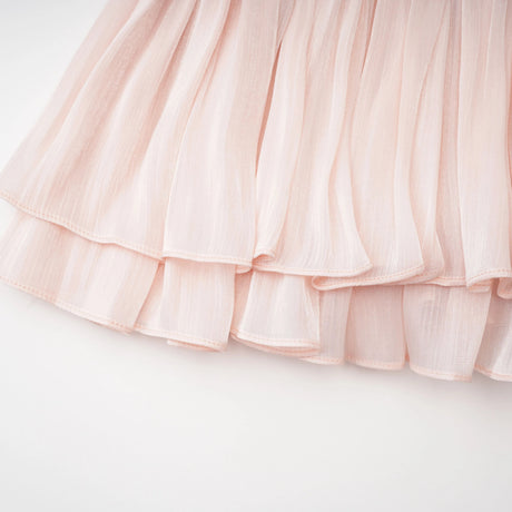 Bernice Pink Glossy Cape  Dress Set