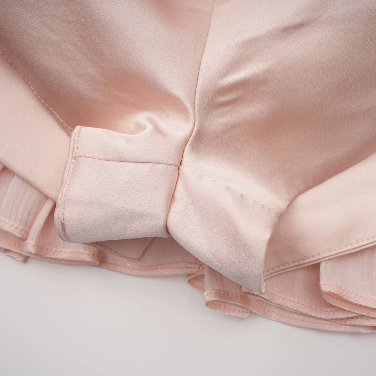 Bernice Pink Glossy Cape  Dress Set