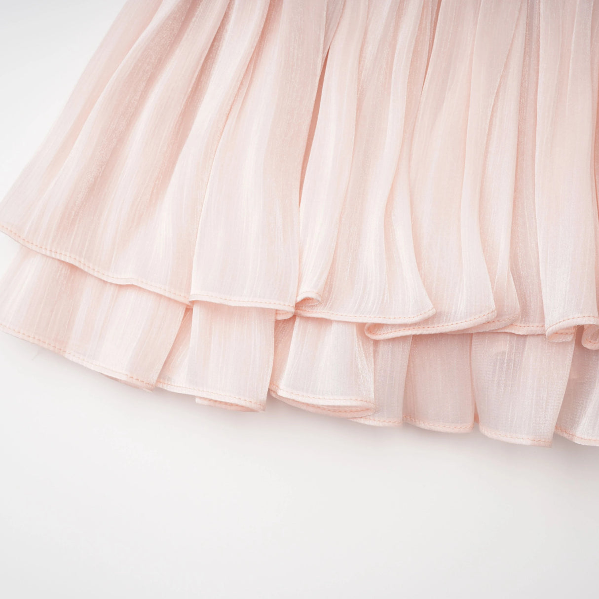 Bernice Pink Glossy Cape  Dress Set