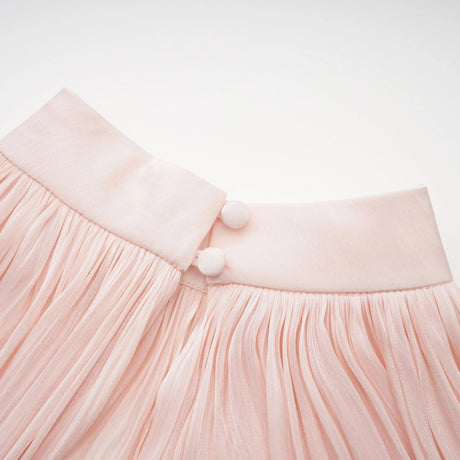 Bernice Pink Glossy Cape  Dress Set