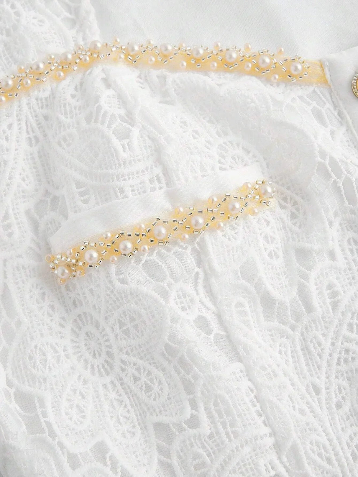 Biancamaria Midi Dress - Sweetheart Neckline - High Waist - Elegant Style - Belted Split - Lace Material
