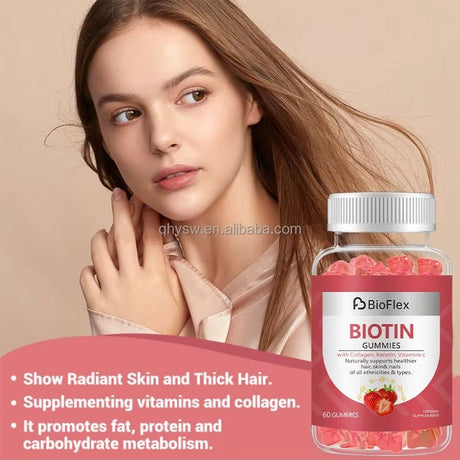 Biotin Collagen Keratin Gummies – Beauty Vitamins for Hair, Skin & Nails