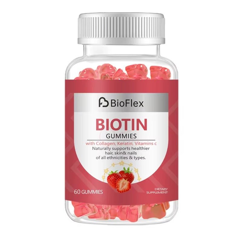 Biotin Collagen Keratin Gummies – Beauty Vitamins for Hair, Skin & Nails