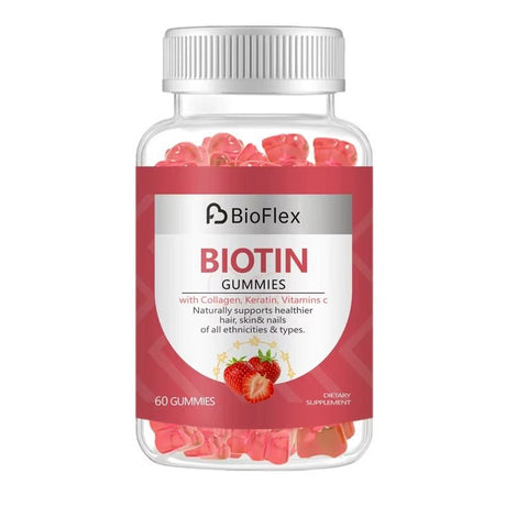 Biotin Collagen Keratin Gummies – Beauty Vitamins for Hair, Skin & Nails