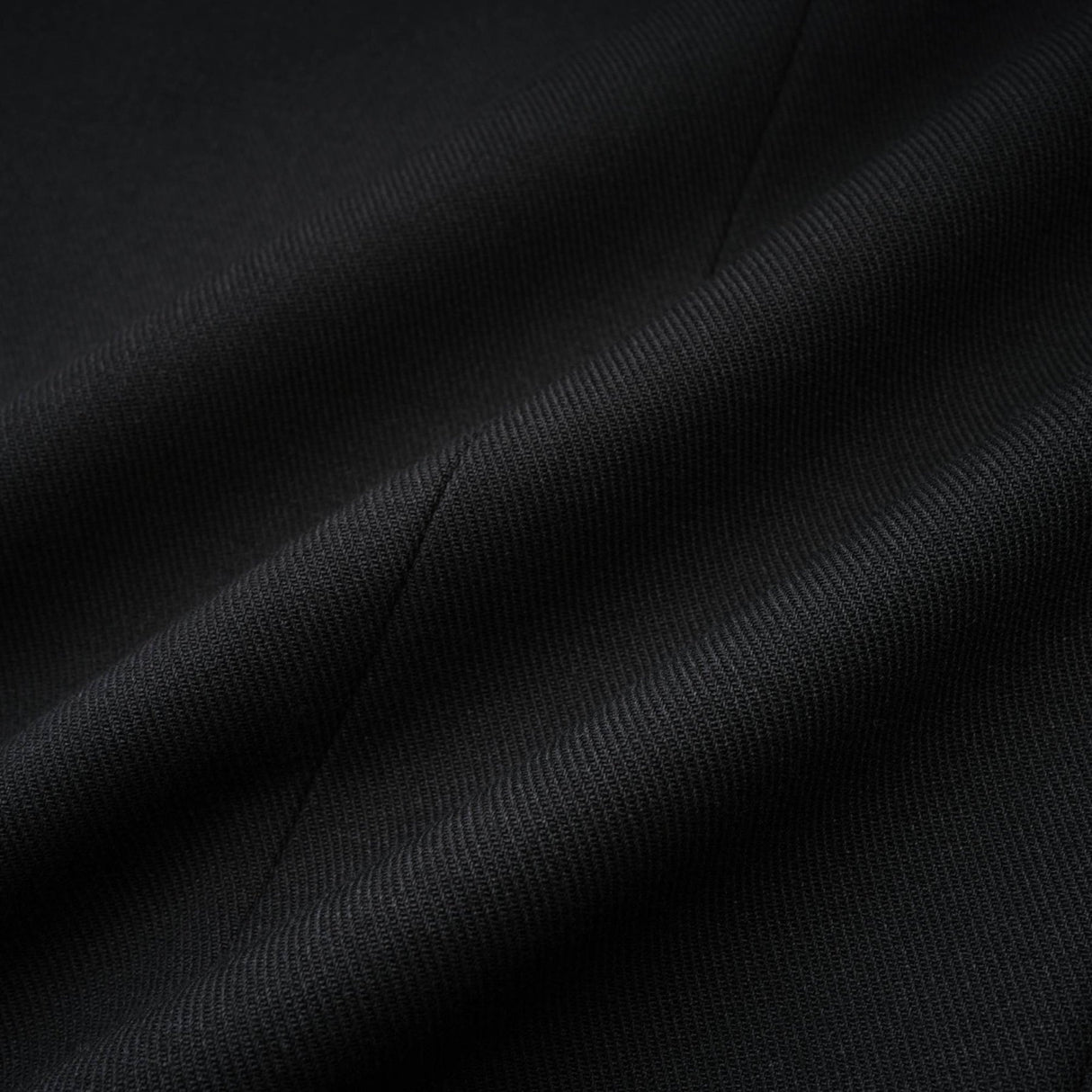 Black double breasted long coat named Eithne