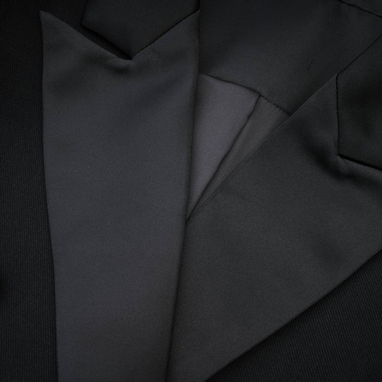 Black double breasted long coat named Eithne
