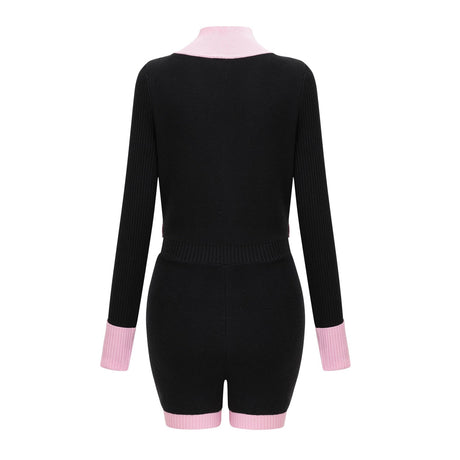 Black knitted bodysuit Ondinea