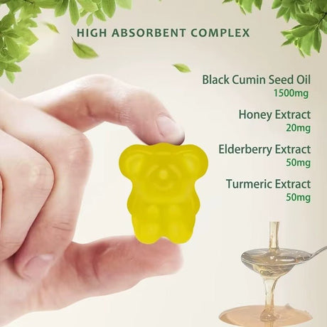 Black Seed Oil 60 Gummies – Immune & Beauty Support