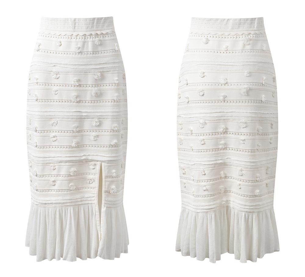 Boho Top & Skirt Set - Embroidered Details - Figure - Enhancing Fit - Flowy Hemline - Boho - Chic Styling - Ideal For Spring & Summer