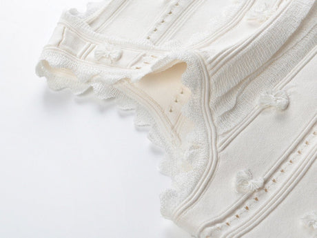 Boho Top & Skirt Set - Embroidered Details - Figure - Enhancing Fit - Flowy Hemline - Boho - Chic Styling - Ideal For Spring & Summer