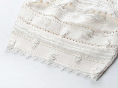 Boho Top & Skirt Set - Embroidered Details - Figure - Enhancing Fit - Flowy Hemline - Boho - Chic Styling - Ideal For Spring & Summer