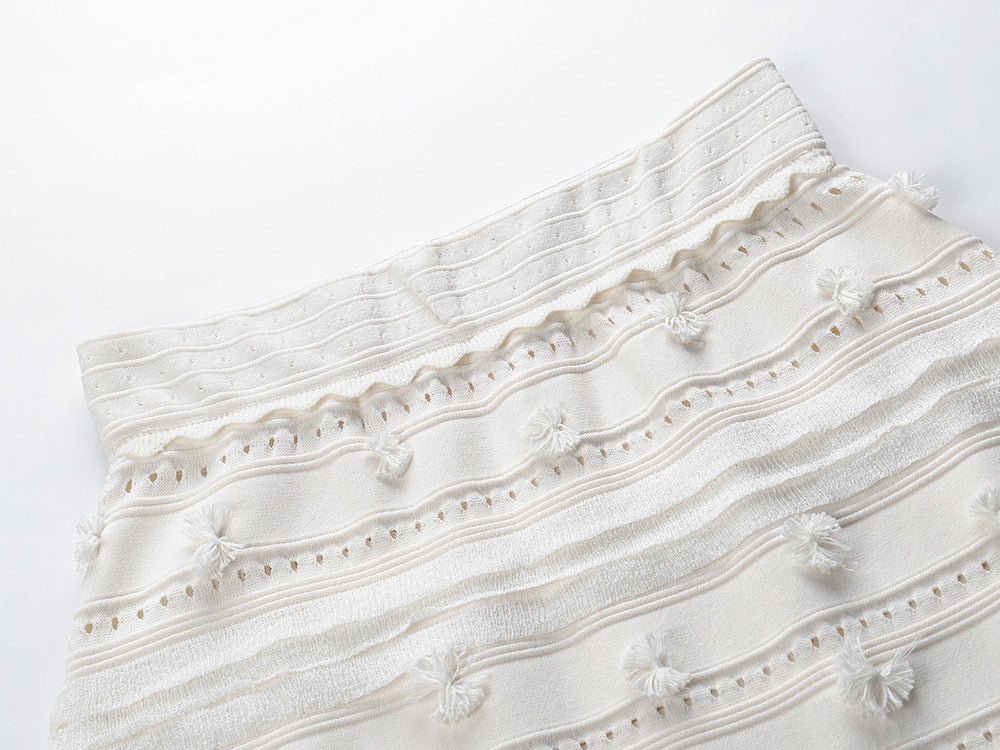 Boho Top & Skirt Set - Embroidered Details - Figure - Enhancing Fit - Flowy Hemline - Boho - Chic Styling - Ideal For Spring & Summer