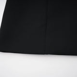 Bokamoso Black Lace Panel Maxi Gown
