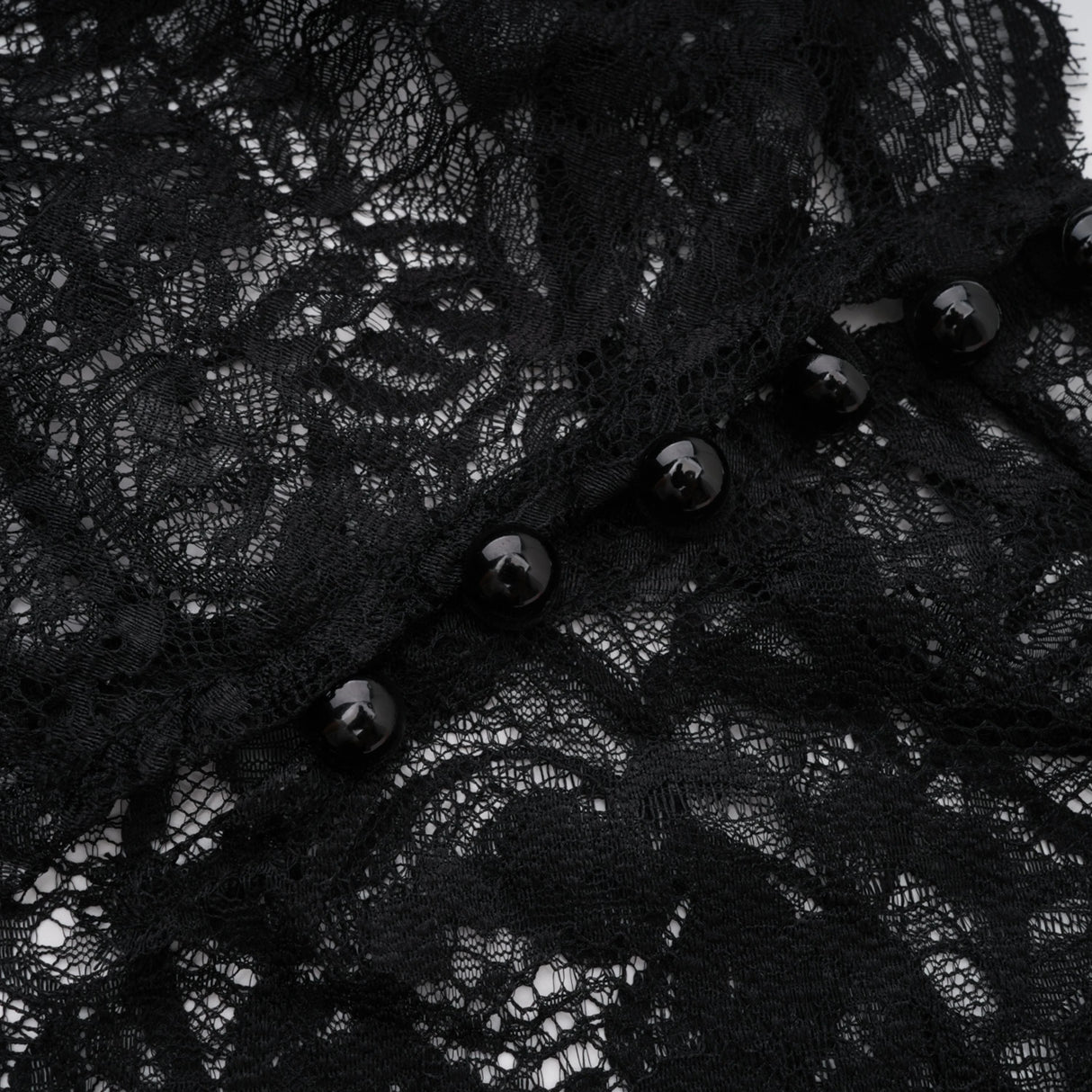 Bokamoso Black Lace Panel Maxi Gown