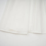 Brenna Maxi Dress White Tulle Paneling & Godet Design