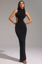 Bristol Black Cut-Out Detail Sleeveless Dress
