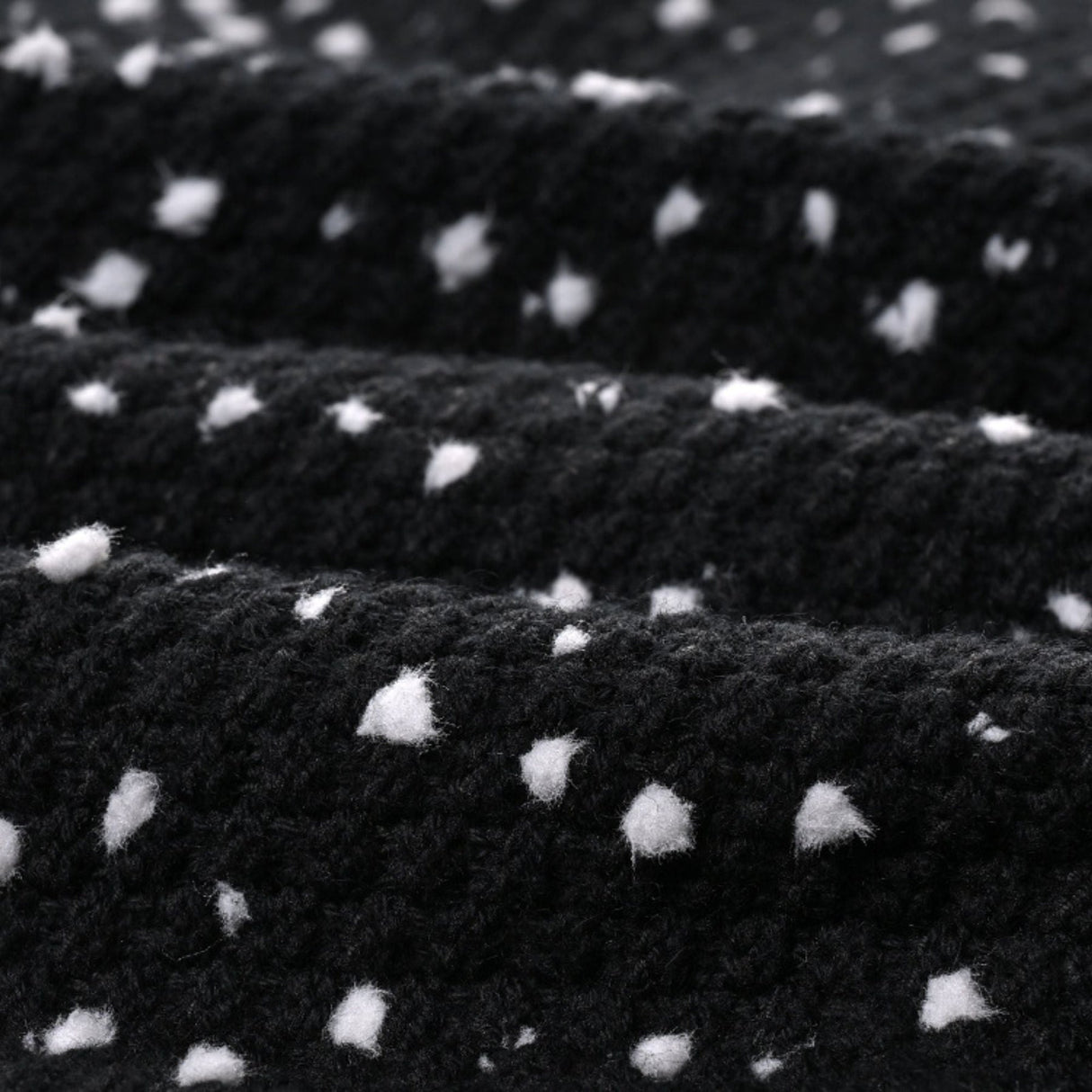 Brooklynn Jacket & Skirt - Long Sleeve - Snowflake Dots Design - Front Button Fastening - Knitted Construction