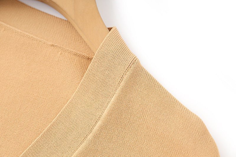 Brynn V - Neck Cardigan with Floral Embroidery and Beaded Accents