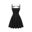 Angelica Mini Dress Camellia Pleated Open Back Chic - modified image