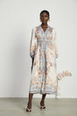 Camille floralprint longsleeve boho dress