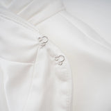 Camille White Statement Bow Mermaid Maxi Dress
