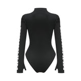 Capriana longsleeved cutout bodysuit