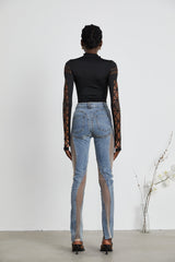 Capriana longsleeved cutout bodysuit