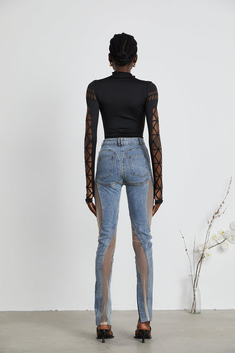 Capriana longsleeved cutout bodysuit