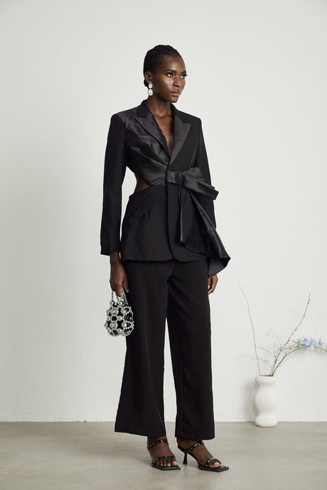 Capucine bowtie embellished blazer