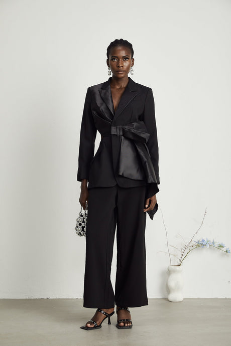 Capucine bowtie embellished blazer