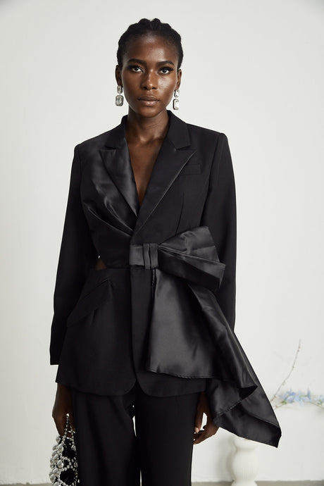 Capucine bowtie embellished blazer