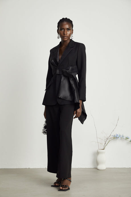 Capucine bowtie embellished blazer