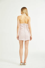 Capucine pearlembellished mini dress