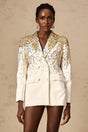 Carole sequinembellished doublebreasted blazer